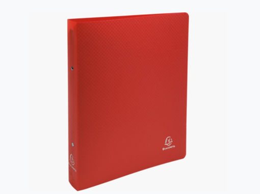 Picture of EXACOMPTA 2 RING FILE SOFT 30MM RED